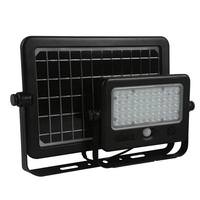Light Efficient Design 4000K Cool White Black Multifunctional LED Solar Flood Light
